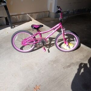 Charming Pink Kids Bike